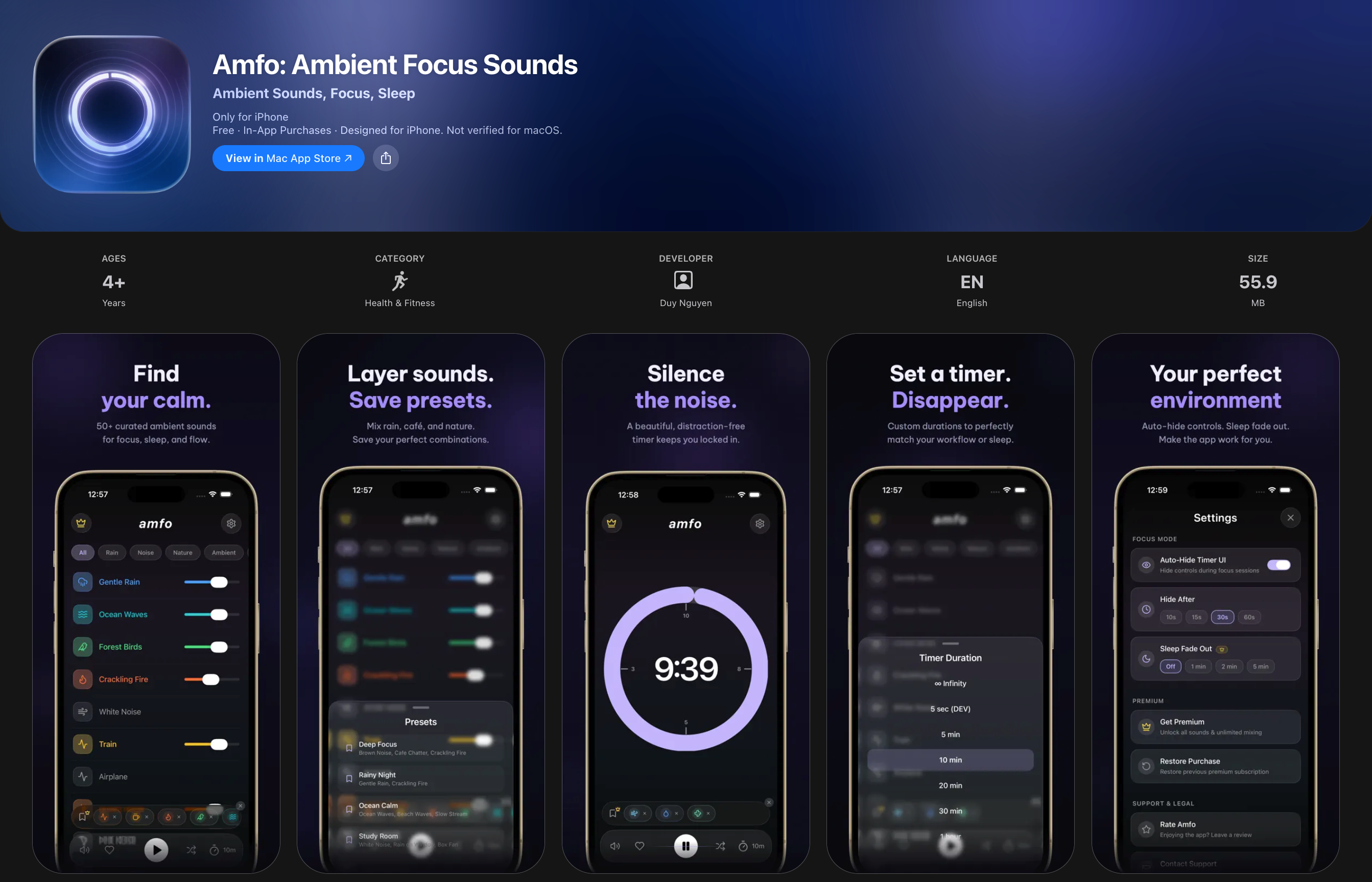 Amfo - My new app for restless sleeper